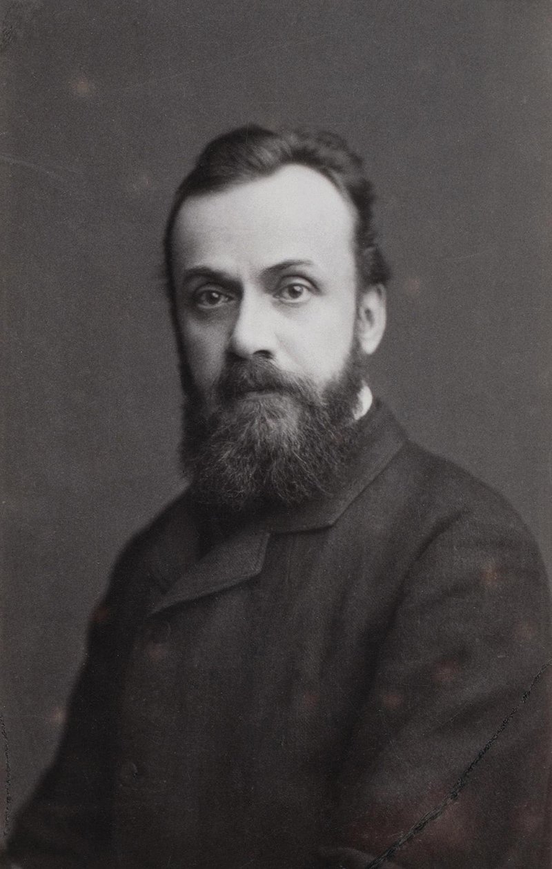 Portrett av forfatteren Gleb Ivanovich Uspensky 18431902, 1870 av Sergei Lvovich Levitsky