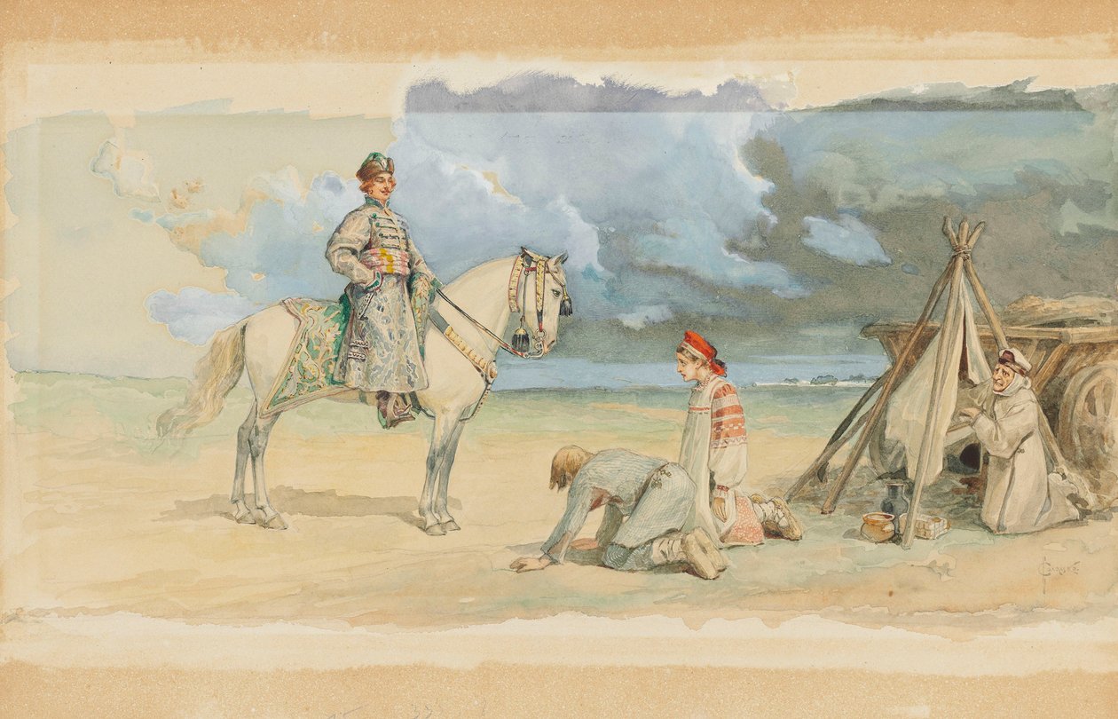 Boarens ankomst. av Sergei Sergeyevich Solomko