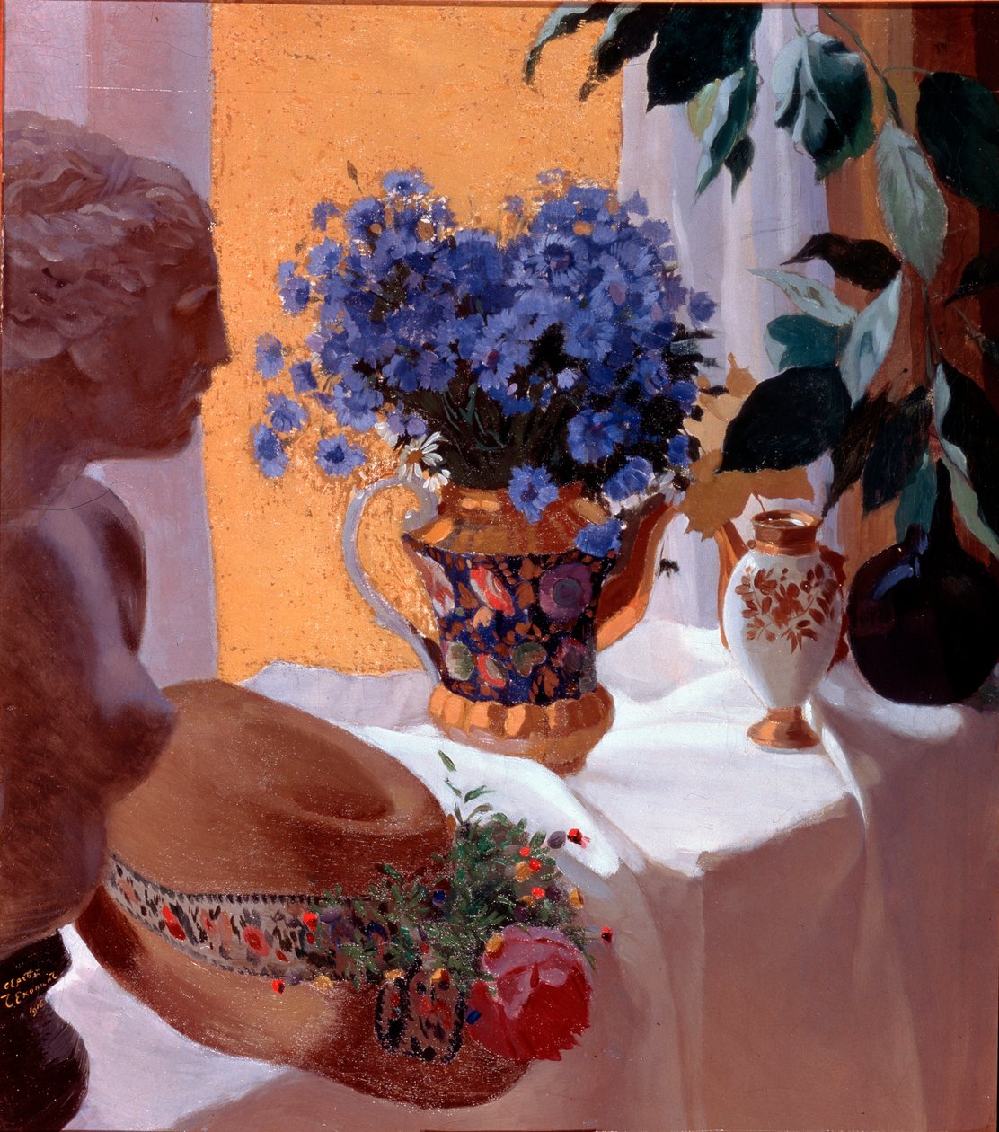 ""Nature morte"" Peinture de Sergei (Serge) Tchekhonine (1878-1936) 1916 Statens friluftsmuseum for historie, arkitektur og kunst, Pskov av Sergei Tchekhonine