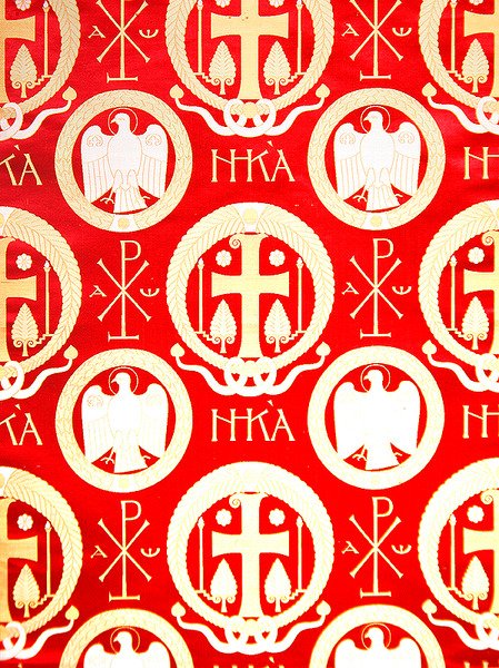 Olovyanishnikov Manufactory Brocade, tidlig på 1900-tallet (tekstil) av Sergei Vashkov