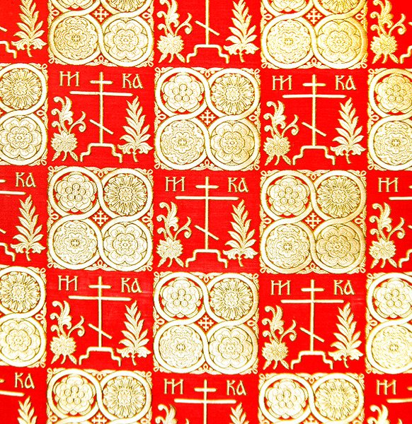 Olovyanishnikov Manufactory Half-Silk Satin, tidlig på 1900-tallet (tekstil) av Sergei Vashkov