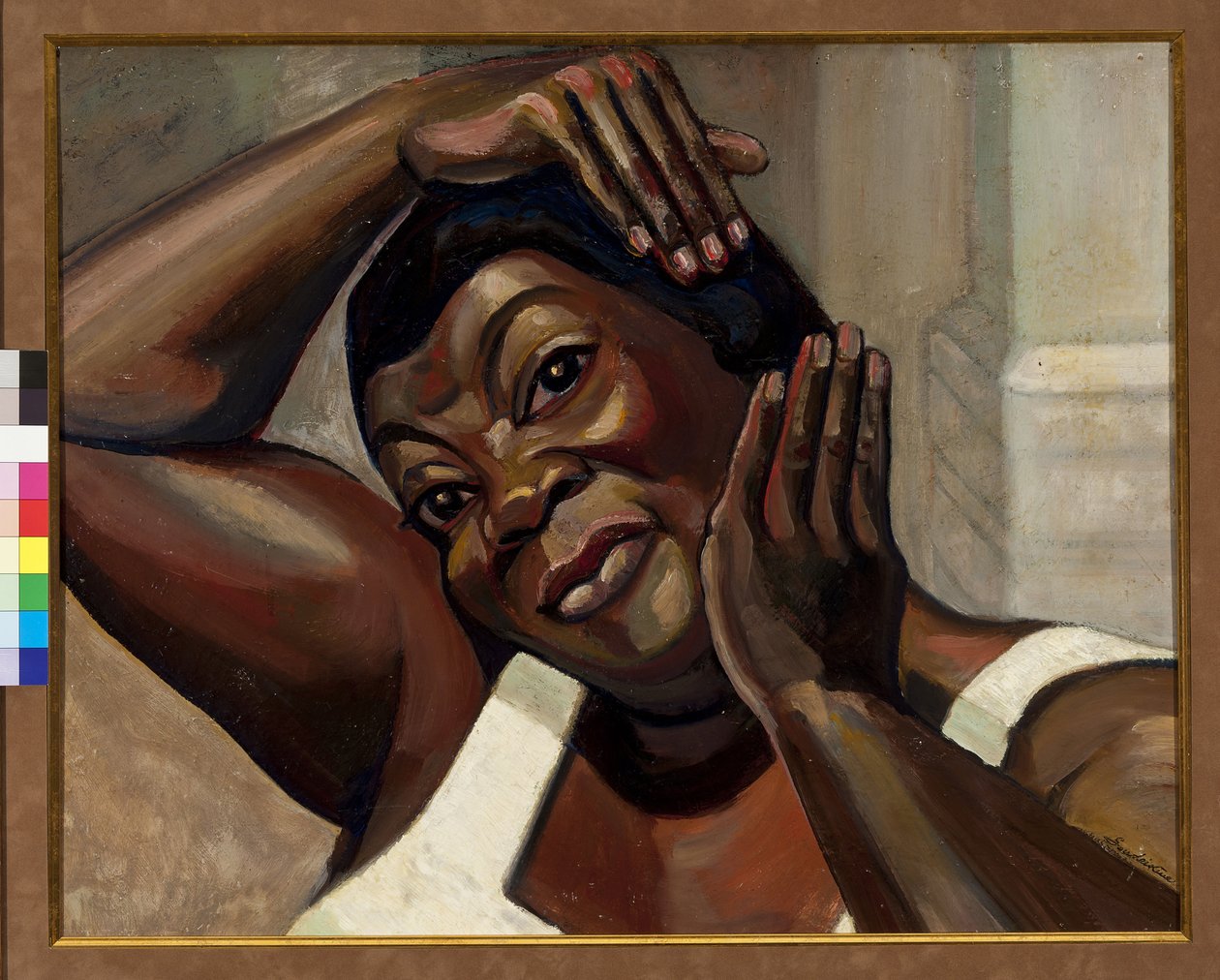 Ruby Elzy (1808-1943) i Porgy and Bess par Sudeykin (Soudeikine) Sergei Yurievich (1882-1946) av Sergei Yurevich Sudeikin