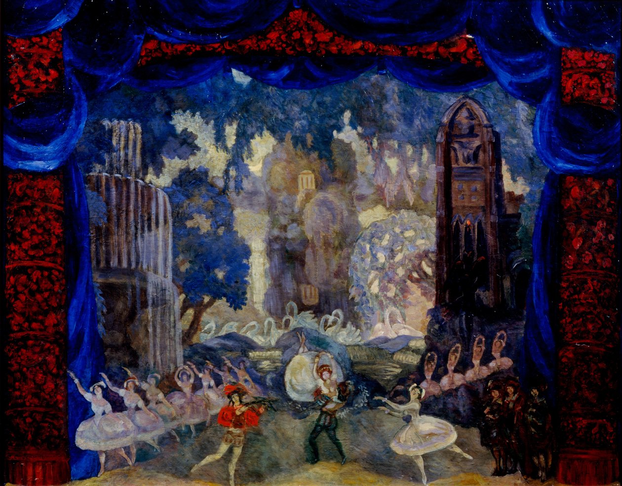 Ballett, 1910 av Sergei Yurievich Sudeykin