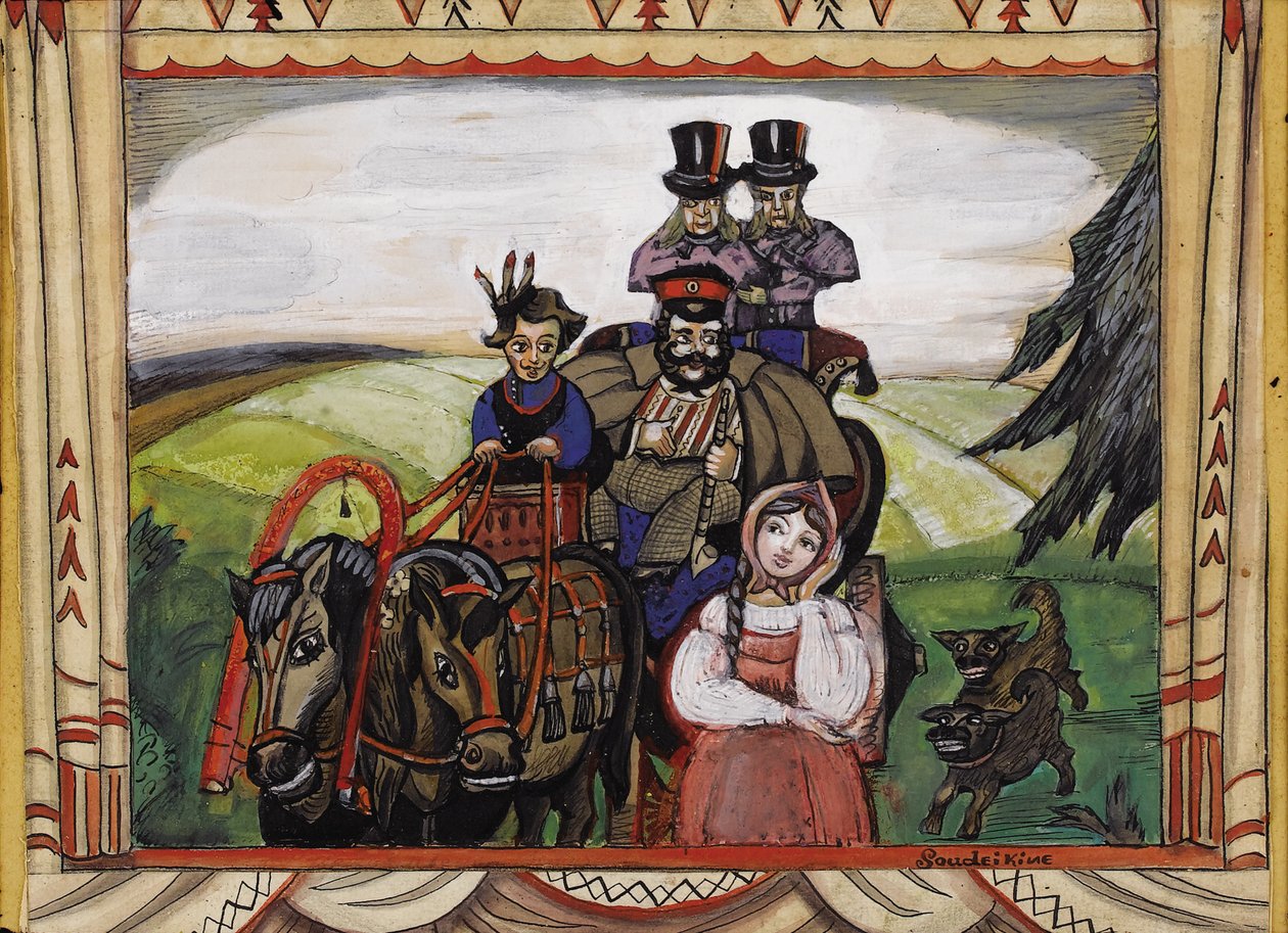Teater scenografi av Sergei Yurievich Sudeykin