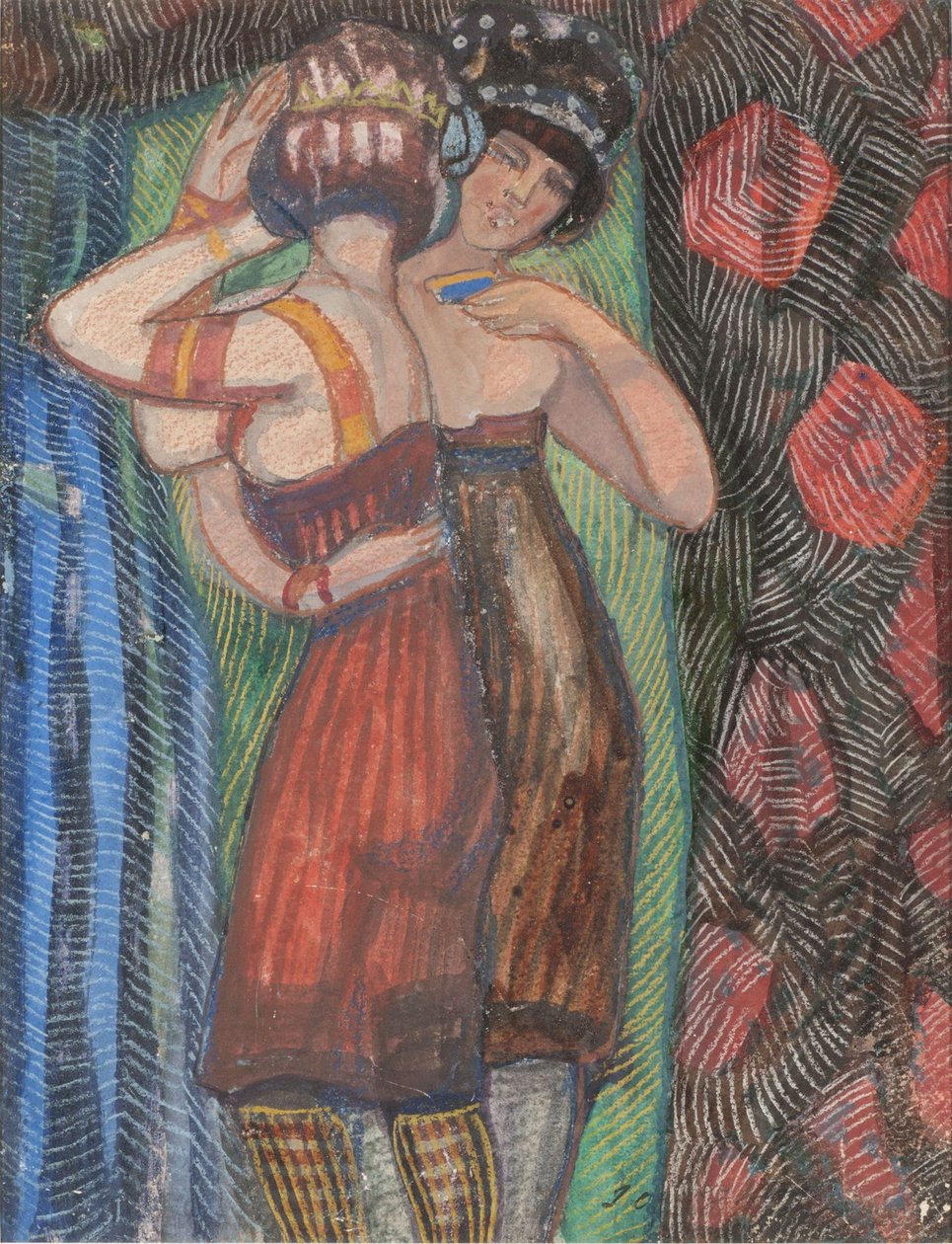 To kvinner. av Sergei Yurievich Sudeykin