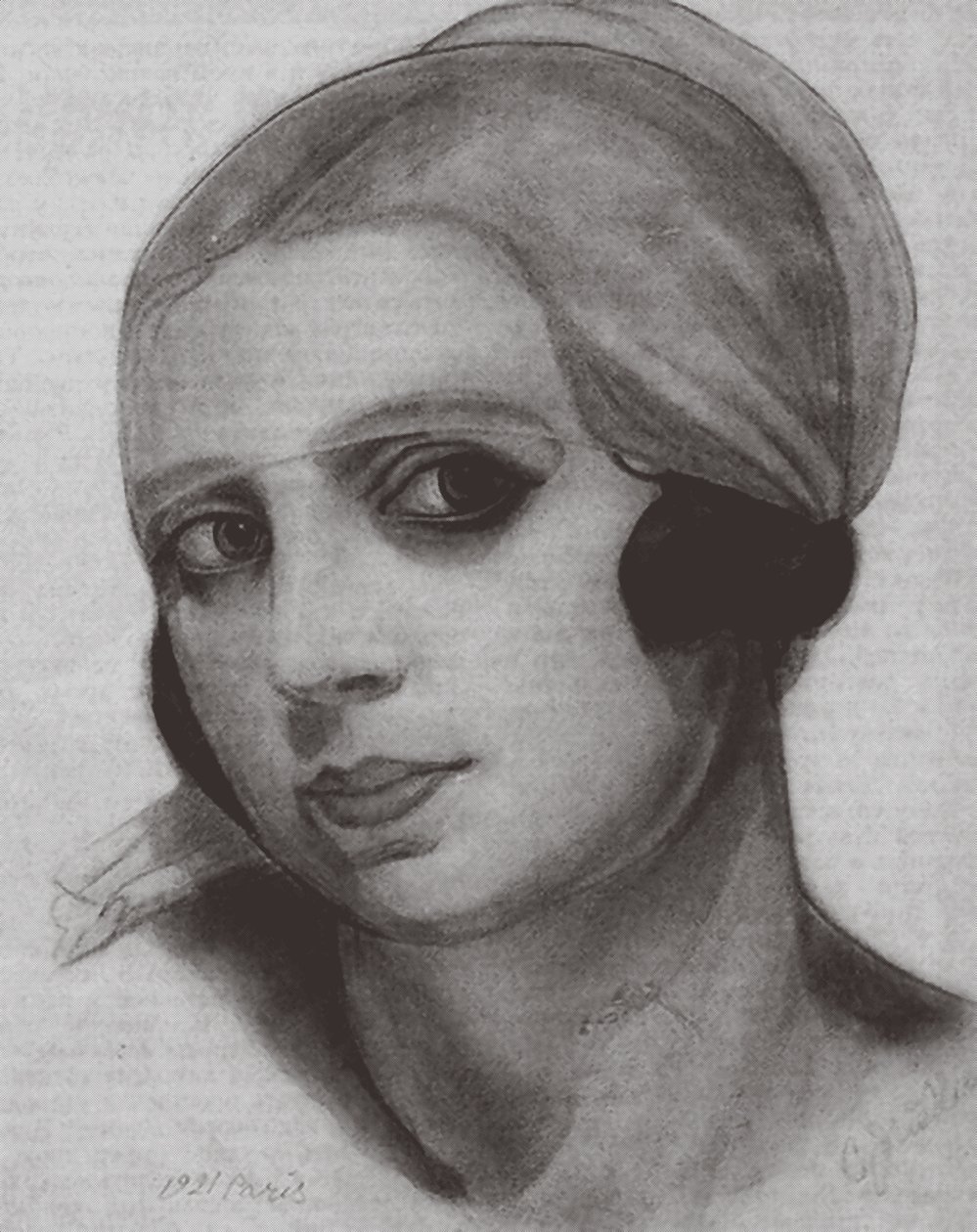 Vera de Bosset Stravinsky 1888-1982, 1921 av Sergei Yurievich Sudeykin