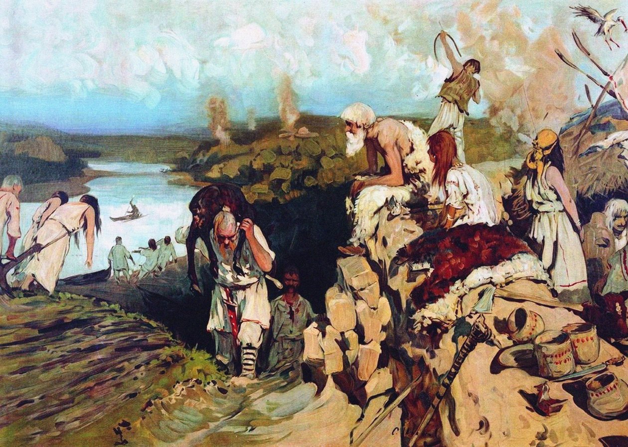 Østslavernes liv, 1907-1909 av Sergej Vasilevic Ivanov