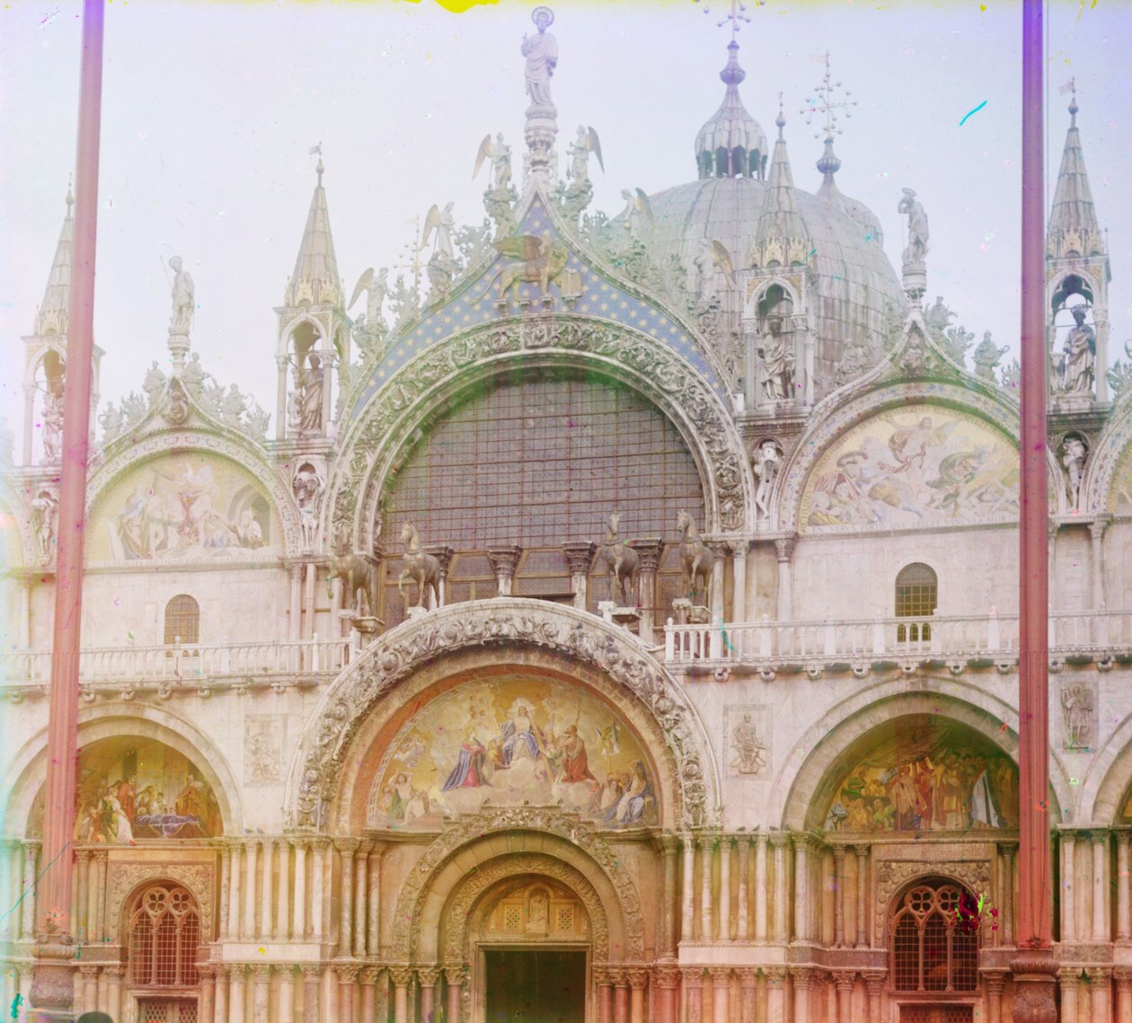 Markus-katedralen, Venezia, 1905-1915 av Sergey Prokudin Gorsky