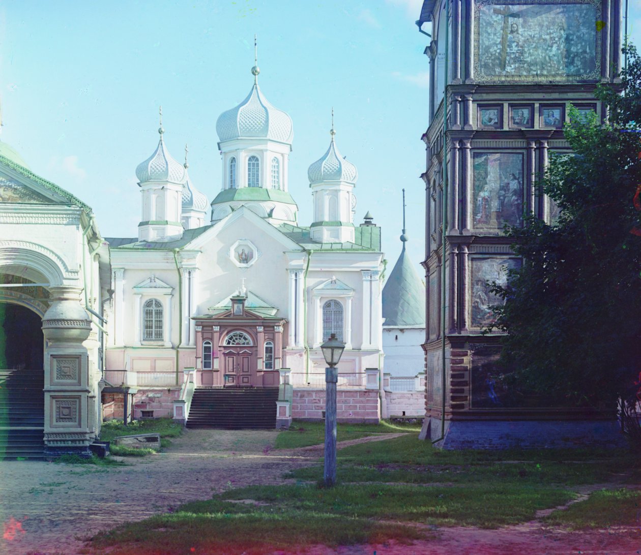 Katedralen for fødselen til den hellige Guds mor i Ipatiev-klosteret, 1905-1915 av Sergey Prokudin Gorsky