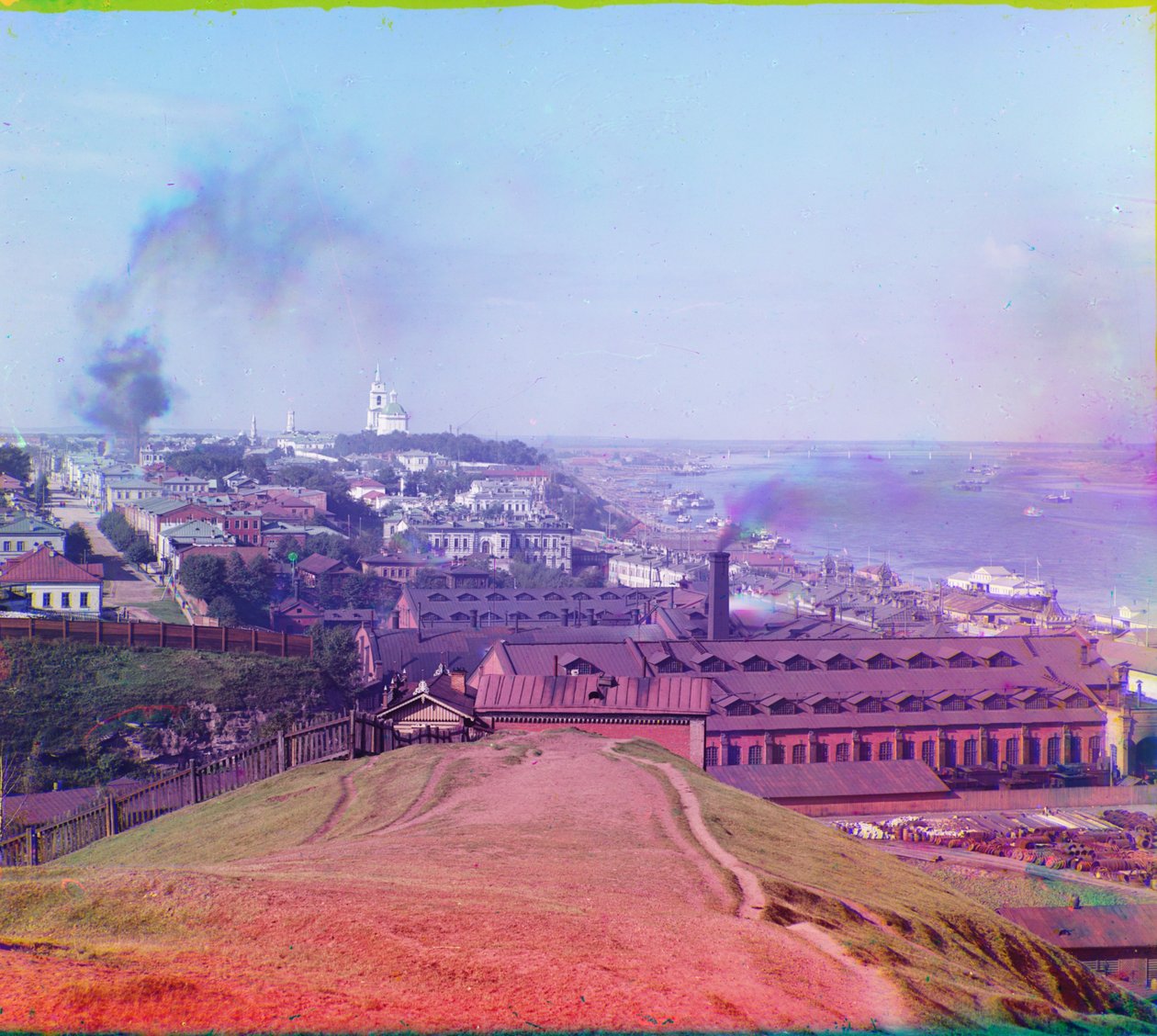 Perm (fra City Gorki), 1905-1915 av Sergey Prokudin Gorsky