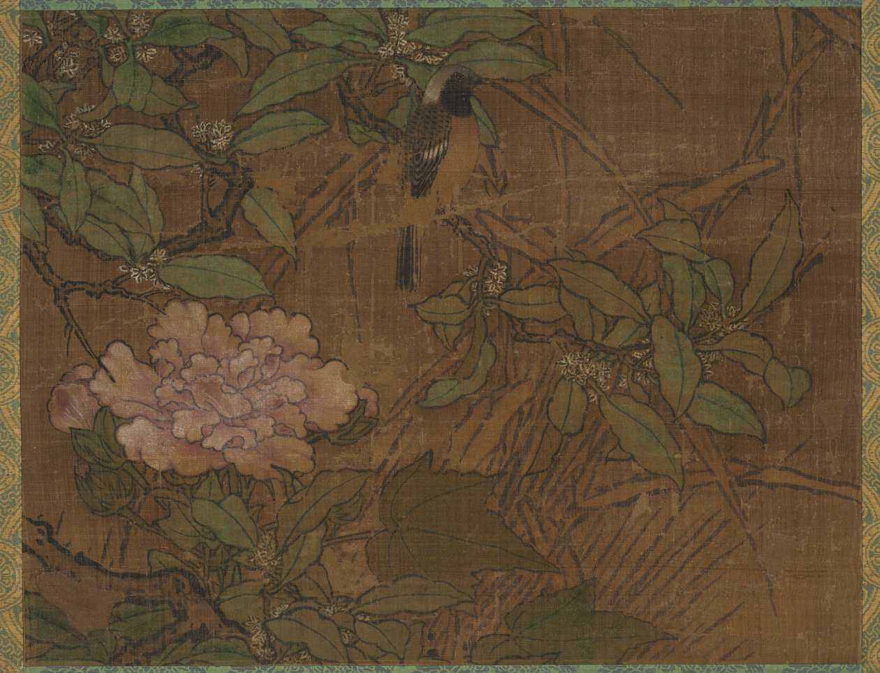 Fugler og blomster, midten av 1400-tallet-begynnelsen av 1500-tallet. av Sesshû Tôyô