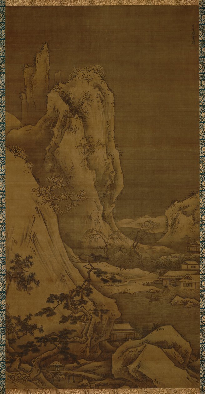 Landskap med fire sesonger- vinter av Toyo Sesshu