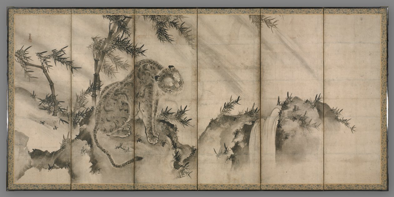 Dragon og Tiger av Sesson Shukei