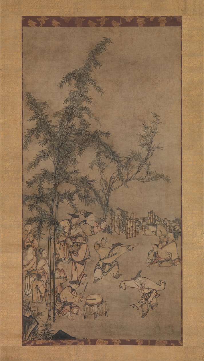 Seven Sages of the Bamboo Grove, 1550-tallet. av Sesson Shukei