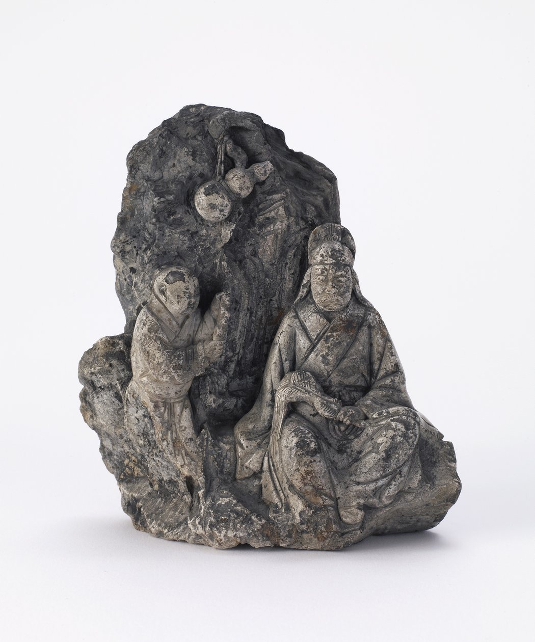 Liten og tynn adze (penn) 1100-1100-tallet f.Kr. (jade) av Shang Dynasty Chinese School