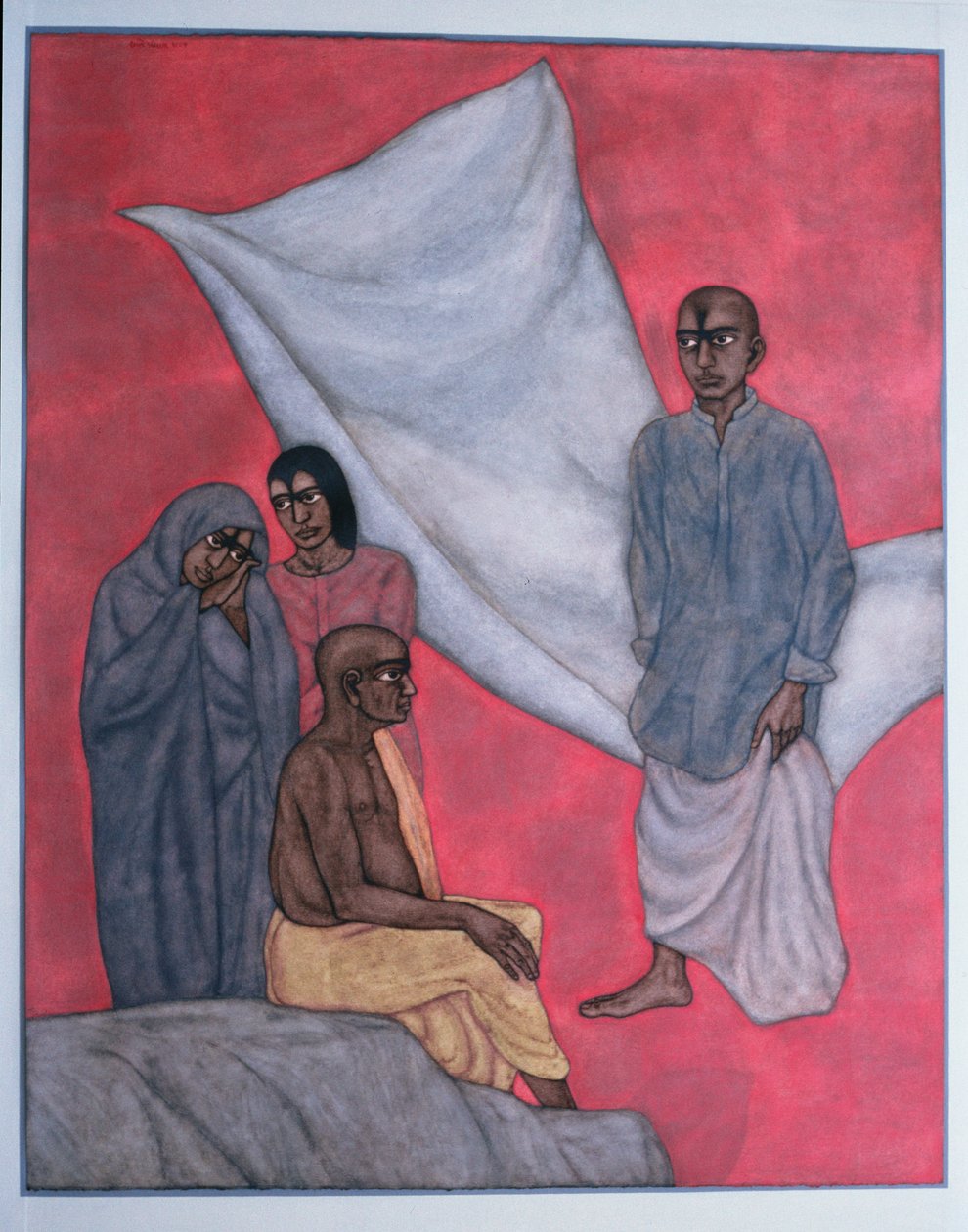 Resurrection - the Real and The Unreal, 1996 (wc på papir) av Shanti Panchal