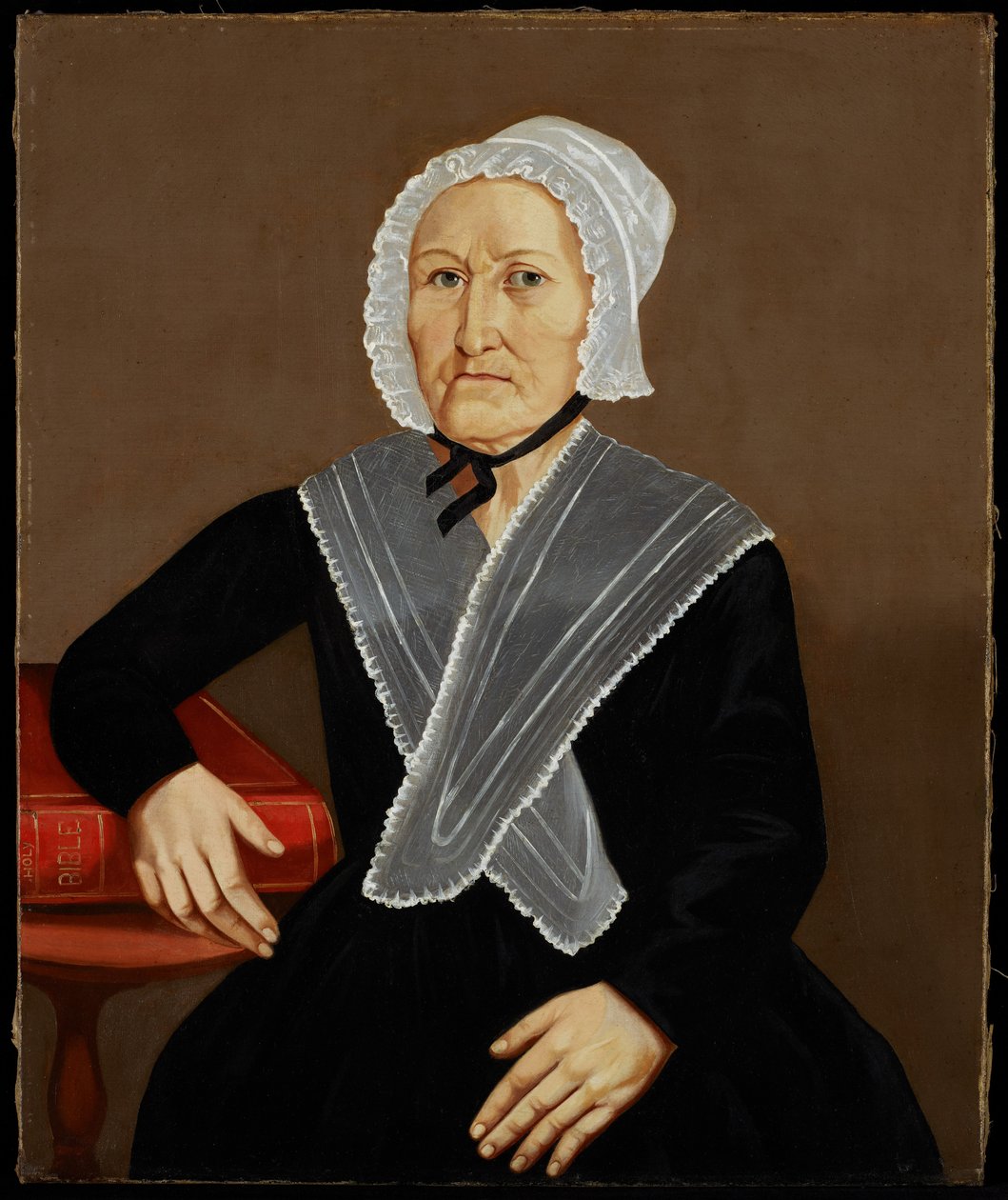 Portrett av Harriet Brown, 1845 av Sheldon Peck