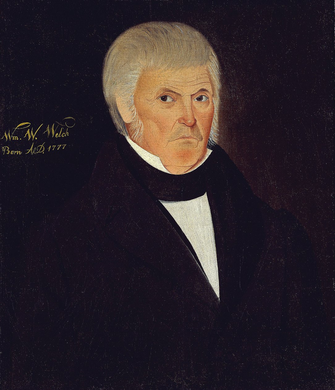 Portrett av Mr. William W. Welch, ca. 1837 (olje på lerret) av Sheldon Peck