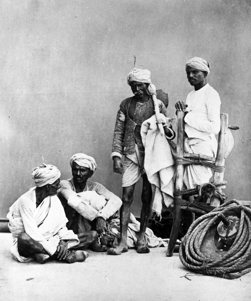 Lodhas, Rajasthan ca. 1863 av Shepherd and Robertson