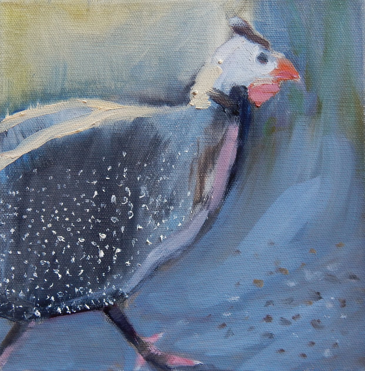 Guinea Fowl Four, 2014 av Sheri Gee