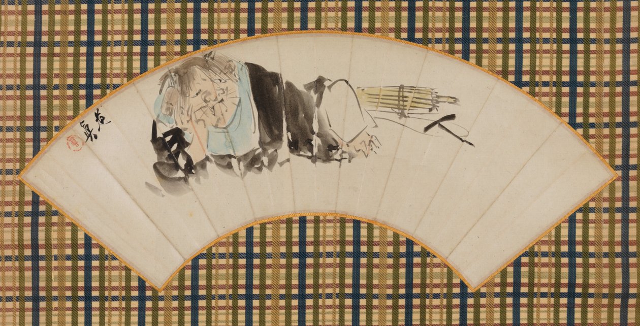 Teufelsbeschwörung av Shibata Zeshin