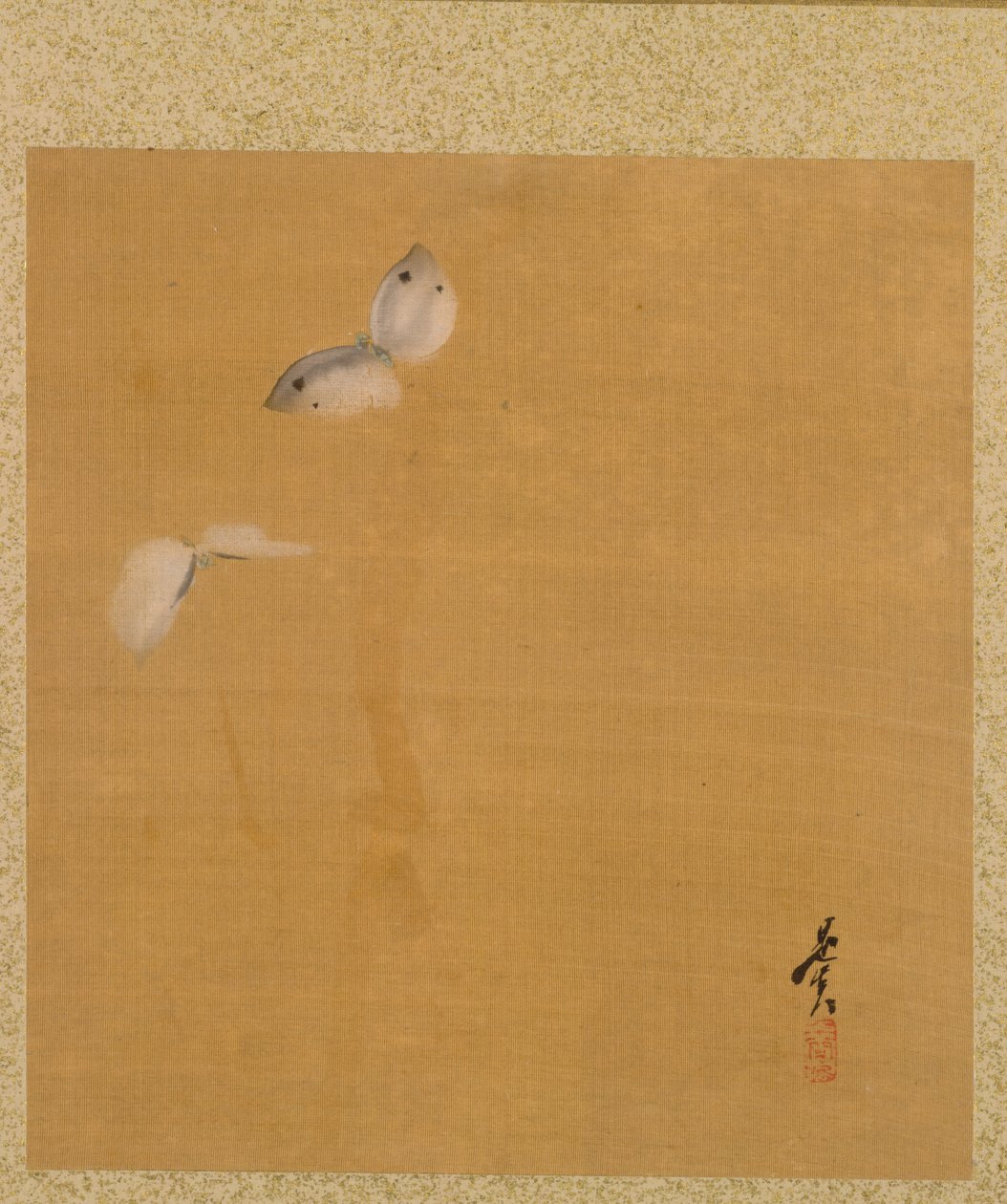 Moths fra Album of Paintings av den ærverdige Zeshin av Shibata Zeshin