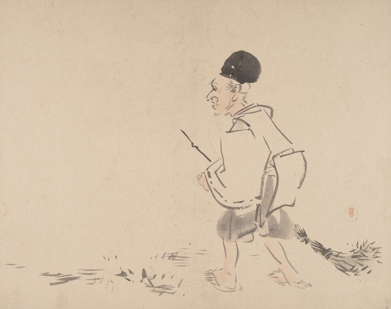 Maleri, 1800-tallet. av Shibata Zeshin