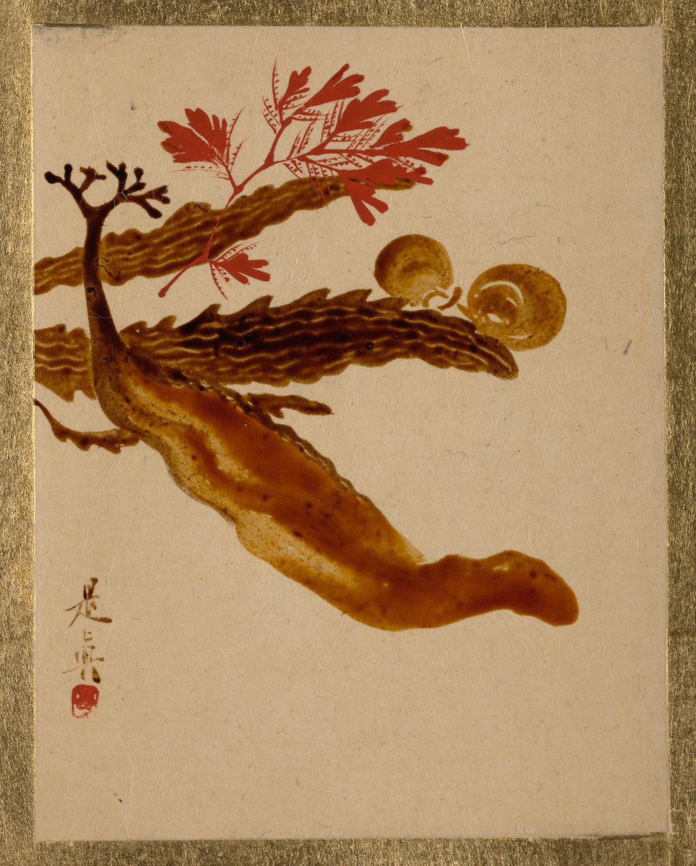 Seetang av Shibata Zeshin