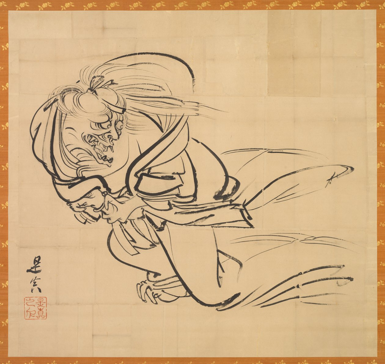 Ibaraki av Shibata Zeshin