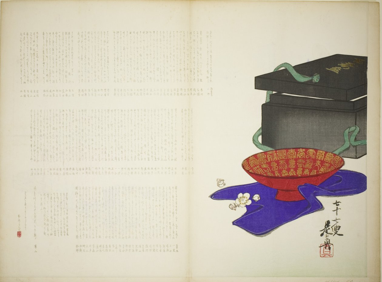 Cup of Long Life av Shibata Zeshin