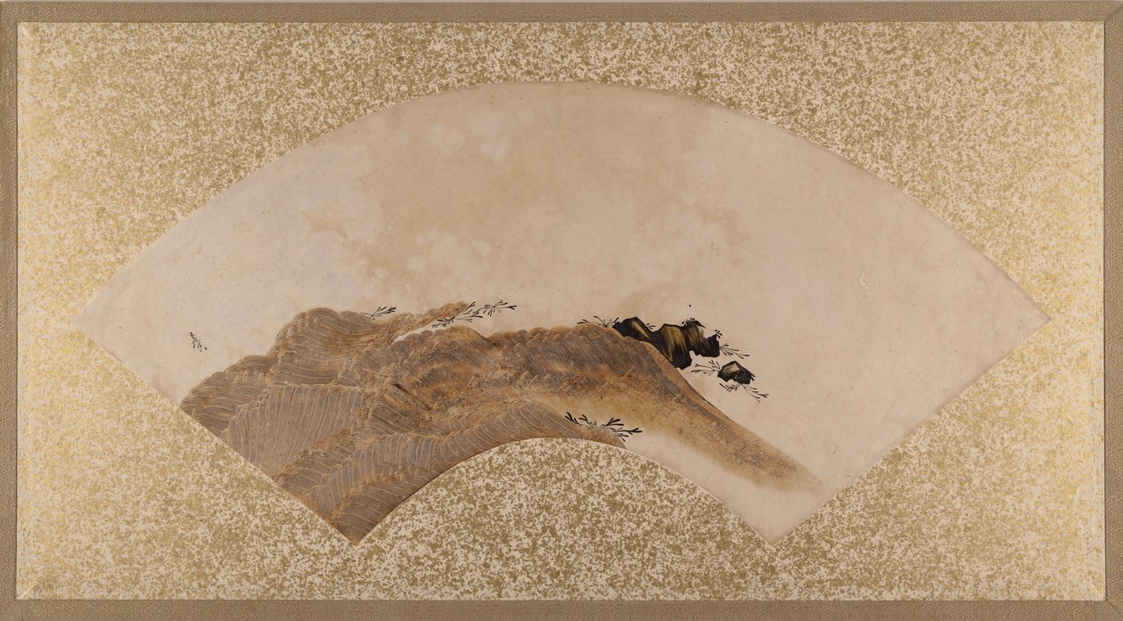 Waves and Rocks, slutten av 1800-tallet. av Shibata Zeshin