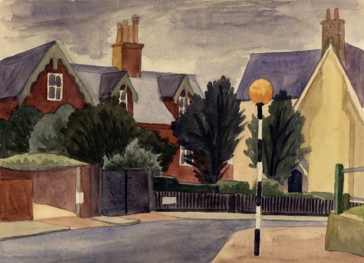 Belisha-fyrtårn, c1951. av Shirley Markham