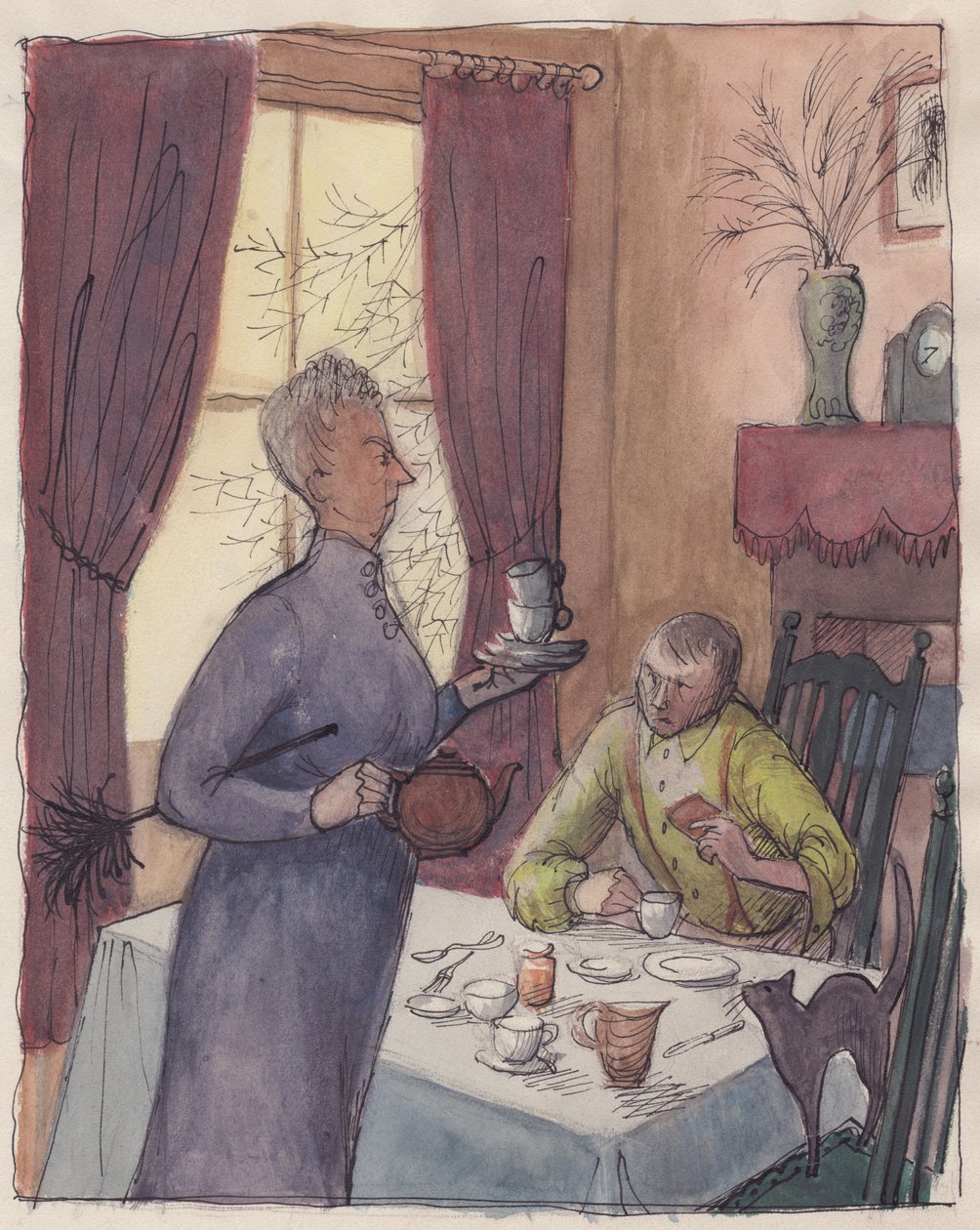 Pensjonatvertinne, 1952. av Shirley Markham