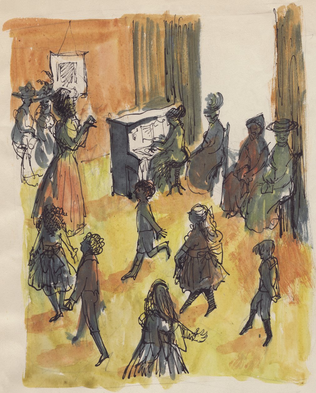 Dansekurs, c1950. av Shirley Markham