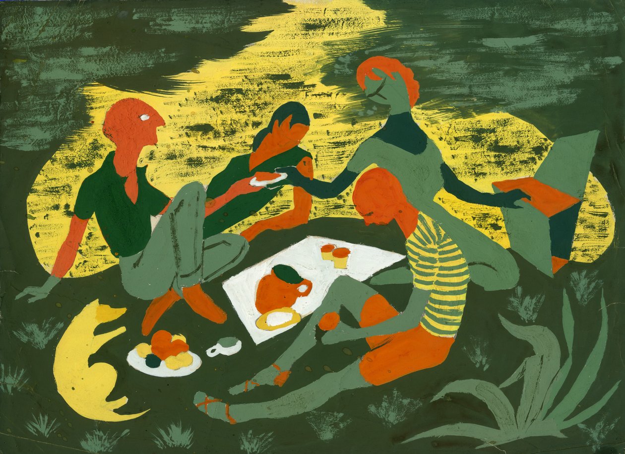Piknik, c1950. av Shirley Markham