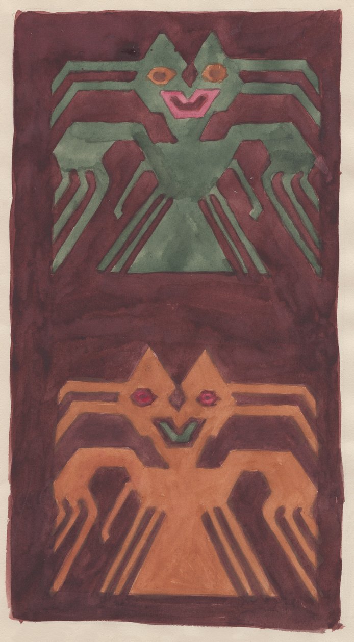 Søramerikansk tekstildesign, 1951. av Shirley Markham