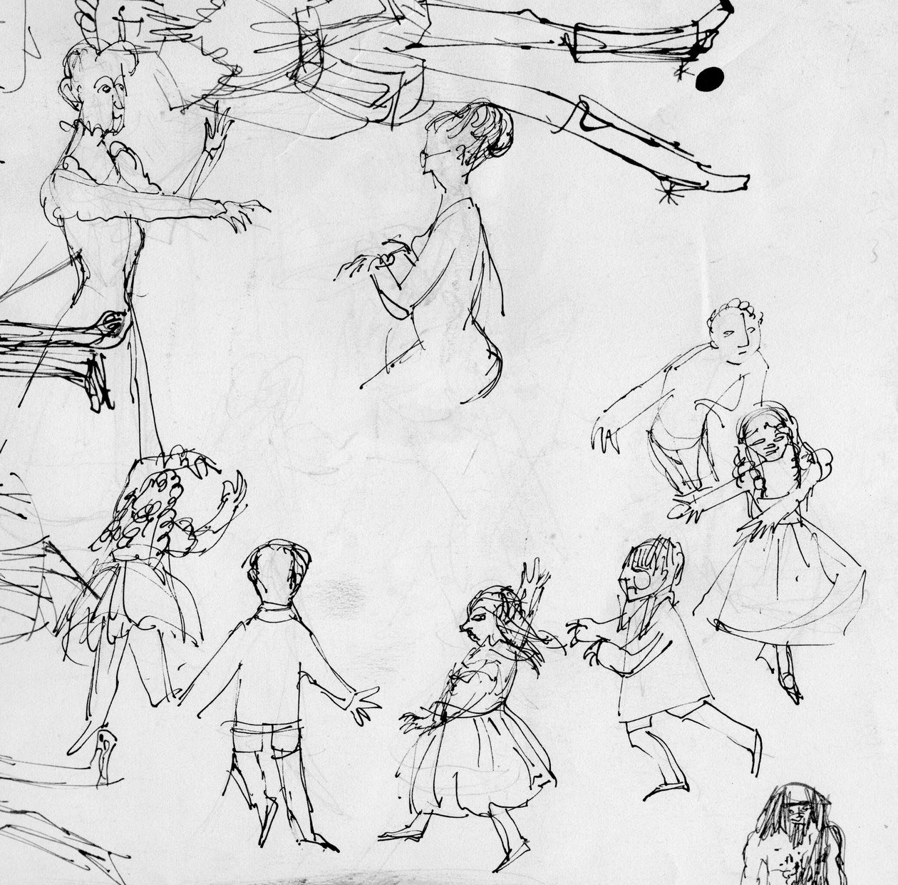 Studie for danseklasse, c1950. av Shirley Markham