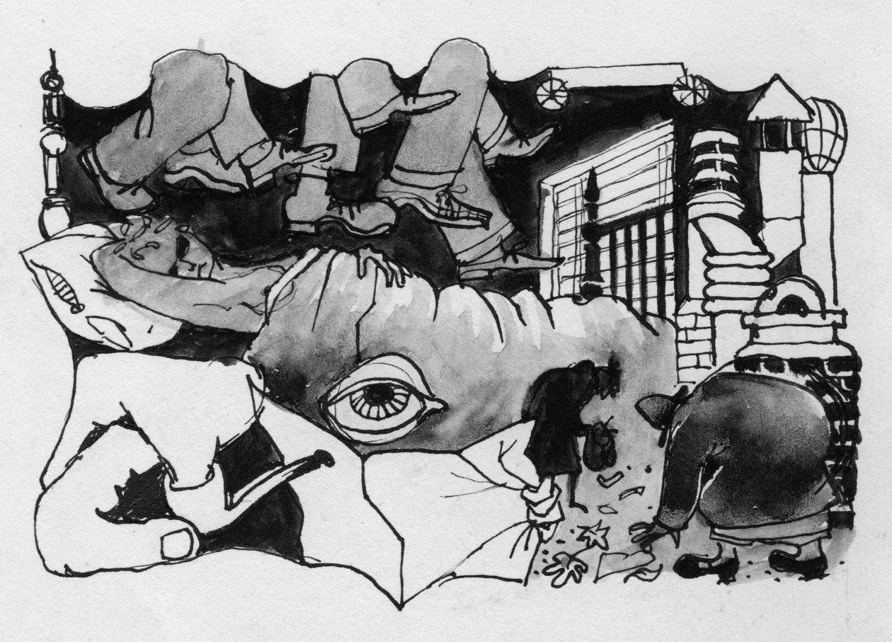 Surrealistisk studie, 1952. av Shirley Markham