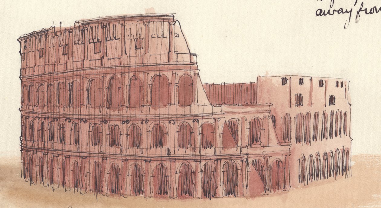 Colosseum, Roma, Italia, 1951. av Shirley Markham