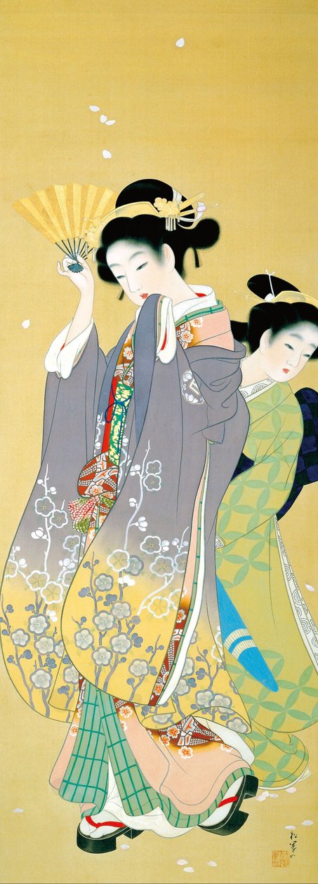 Visning av kirsebærblomst av Uemura Shoen