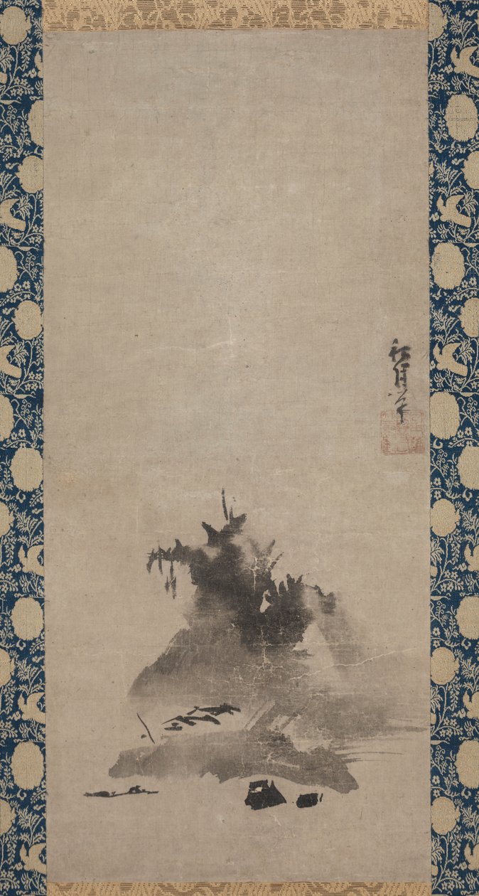 Haboku (Flung-ink) Landskap av Shugetsu Tokan