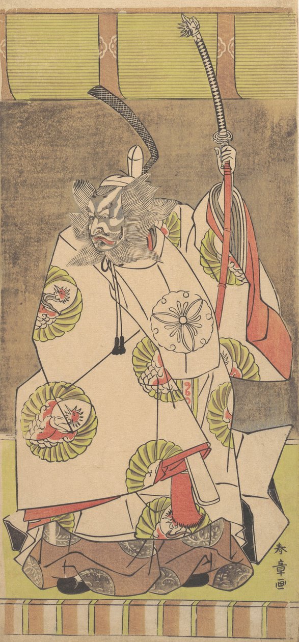 Kabuki-skuespiller Ichikawa Danjuro IV, 12. måned, 1771. av Shunsho