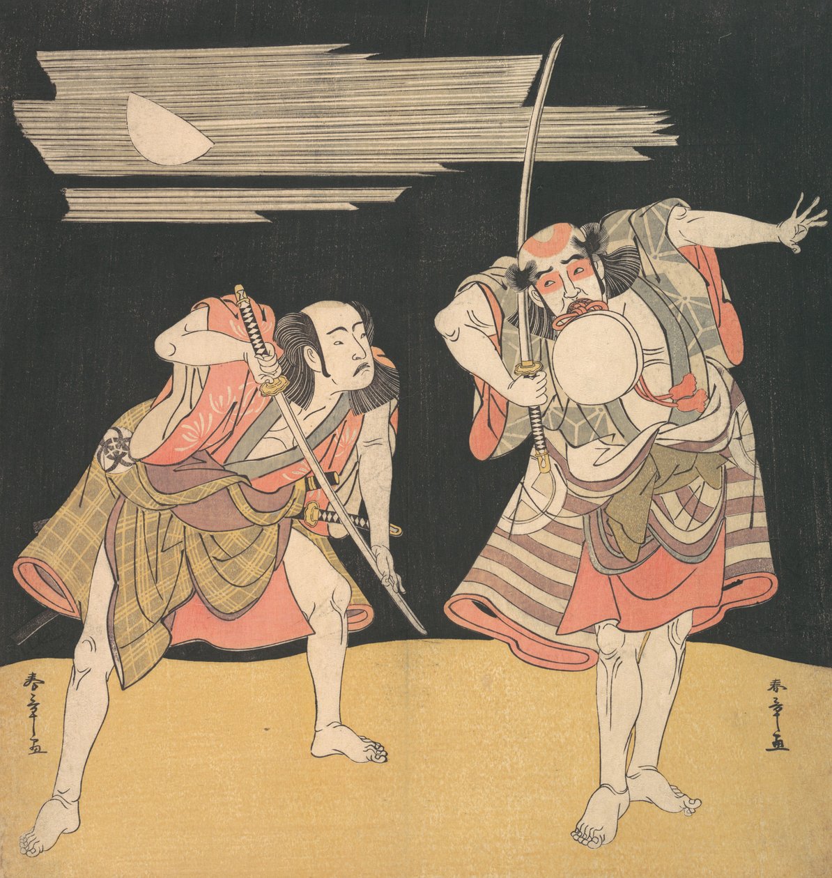 Teac og rs Ota ni Tomoe lege plan d Band Mitsukoro lege, ikke sant? 1776. av Shunsho