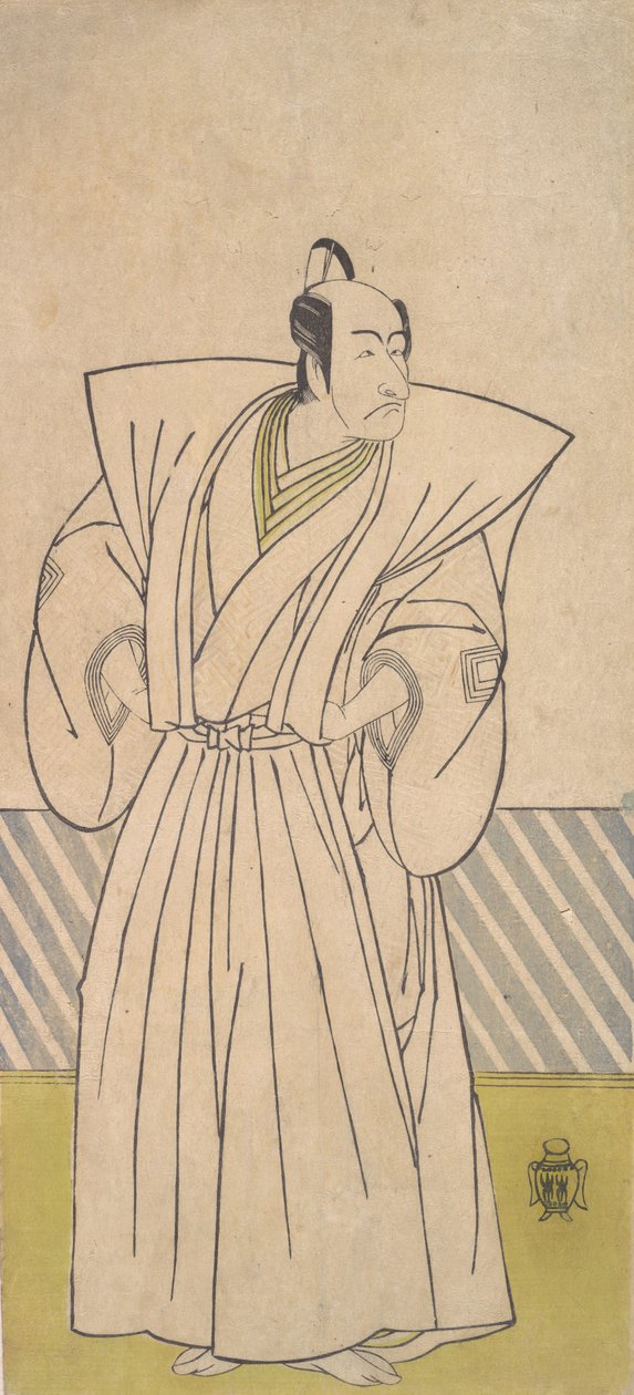 Den femte Ichikawa Danjuro som en samurai av høy rang, sent på 1700-tallet. av Shunsho