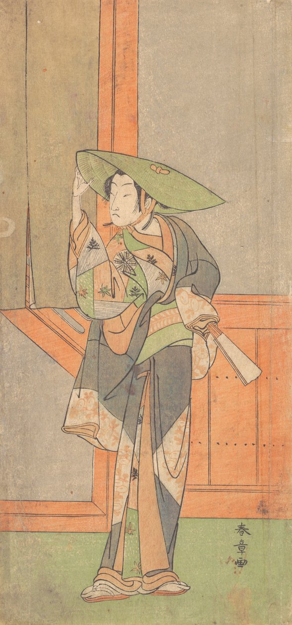 Den første Nakamura Tomijuro i rollen som Izaemon, 2. måned, 1771. av Shunsho
