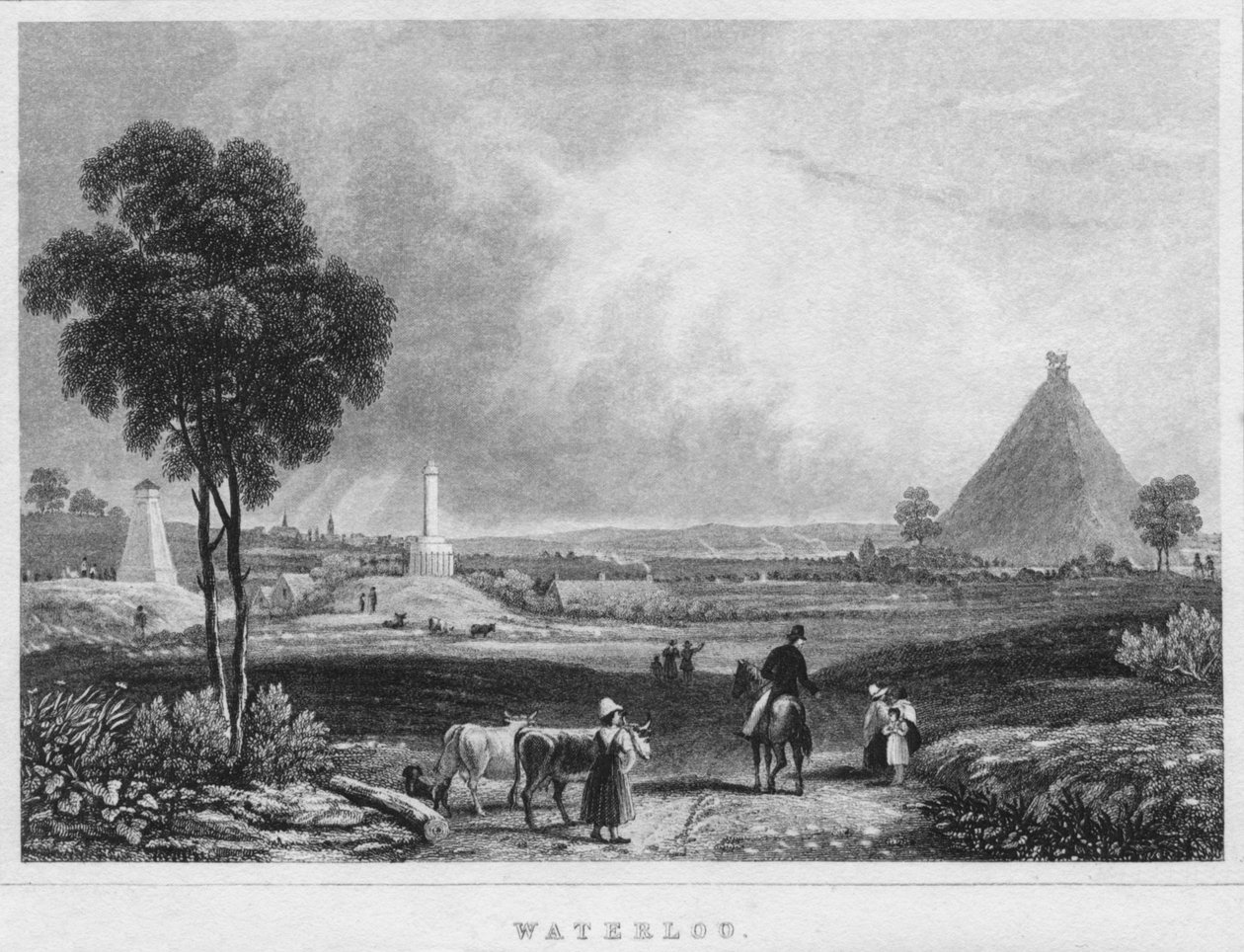 Waterloo, 1850 av Shury and Son