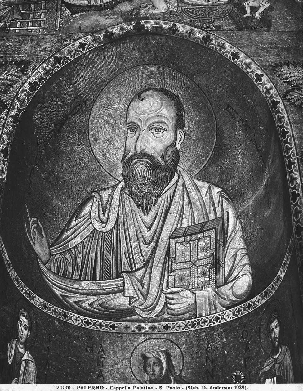 St. Paul (mosaikk) av Sicilian School