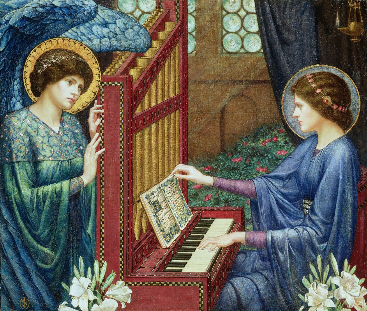 Saint Cecilia (olje på lerret) av Sidney Meteyard