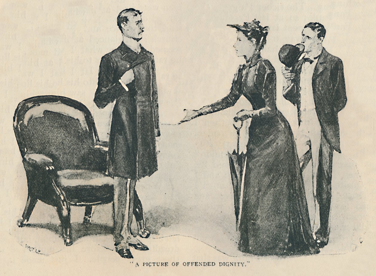 Et bilde av fornærmet verdighet, 1892 av Sidney Paget
