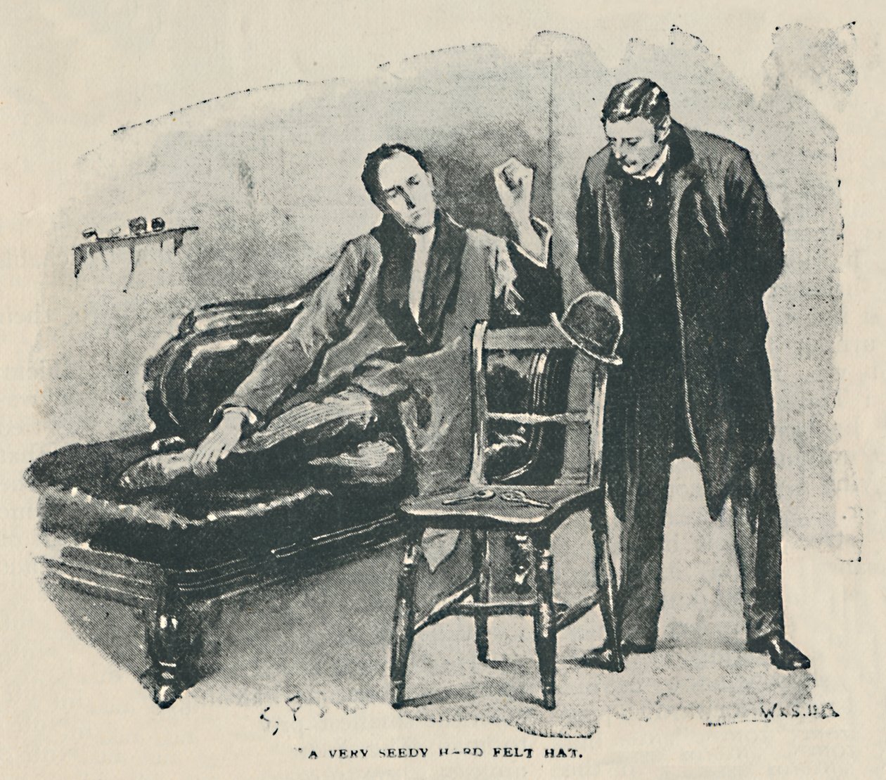 En veldig seedy hard filthatt, 1892 av Sidney Paget
